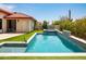 Relaxing pool and spa area in backyard at 15613 E Palomino Blvd, Fountain Hills, AZ 85268