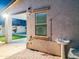 Backyard view showing a sink, AC unit and exterior wall at 16846 W Hilton Ave, Goodyear, AZ 85338