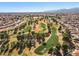 Aerial shot showcasing the golf course and residential area surrounding the property at 17906 N Encanto Dr, Surprise, AZ 85374