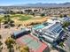 A resort style community pool, next to a golf course, with mountain views at 17906 N Encanto Dr, Surprise, AZ 85374