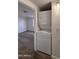 Stackable washer and dryer in convenient laundry room at 2118 E Oak St, Phoenix, AZ 85006