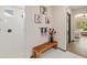 Modern bathroom with a walk-in shower and stylish decor at 26647 W Covey Ln, Buckeye, AZ 85396