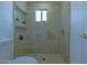 Updated bathroom featuring a glass shower and neutral tile at 280 E Morelos St, Chandler, AZ 85225