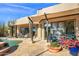 Spacious pool area with flagstone patio, offering ample space for relaxation at 3071 Ironwood Rd, Carefree, AZ 85377