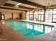 Indoor swimming pool with large windows and ample seating at 3104 E Broadway -- # 88, Mesa, AZ 85204