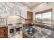 Gourmet kitchen with stainless steel range and stone counter tops at 3254 N Ladera Cir, Mesa, AZ 85207