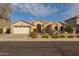 One-story house with desert landscaping and a two-car garage at 3404 E Los Altos Rd, Gilbert, AZ 85297