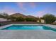 Inviting swimming pool in a backyard setting with mountain views at 4450 N 54Th St, Phoenix, AZ 85018