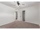 Light and airy bedroom with closet and neutral decor at 530 N Miller St, Mesa, AZ 85203