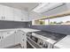 Modern kitchen with stainless steel appliances and a farmhouse sink at 530 N Miller St, Mesa, AZ 85203