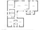 Floor plan showing layout of the main bedroom, bedrooms, and living areas at 5421 W Brown St, Glendale, AZ 85302