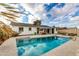 Refreshing pool with a spacious patio area, perfect for relaxing and entertaining with an exterior view of the home at 8024 E Hubbell St, Scottsdale, AZ 85257