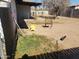 Backyard with chain link fence and small storage area at 921 S Pioneer --, Mesa, AZ 85204