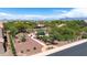 Arial view of neighborhood park with walking paths and benches at 11050 E Ravenna Ave, Mesa, AZ 85212
