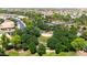Community amphitheater nestled in a lush green park setting at 11050 E Ravenna Ave, Mesa, AZ 85212