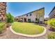 Large backyard featuring a grassy area and a covered patio at 11050 E Ravenna Ave, Mesa, AZ 85212