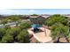 Aerial view of a community park with playground and shaded areas at 11050 E Ravenna Ave, Mesa, AZ 85212