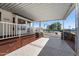 Covered patio with storage and view of community amenities at 111 S Greenfield Rd # 488, Mesa, AZ 85206