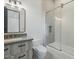 Contemporary bathroom with a bathtub and glass shower at 15609 E Palatial Estates Dr, Fountain Hills, AZ 85268