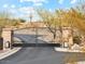 Private gated entrance to community at 15609 E Palatial Estates Dr, Fountain Hills, AZ 85268