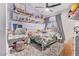 Charming bedroom with decor, featuring a playful design and carpet, perfect for a space at 18014 N 63Rd Ln, Glendale, AZ 85308