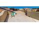 Enjoy the home's roof deck with stylish seating and solar panels at 22477 S 197Th Cir, Queen Creek, AZ 85142