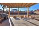 Spacious covered patio, perfect for outdoor entertaining at 22488 N Mulligan Dr, Maricopa, AZ 85138