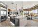 Gourmet kitchen with stainless steel appliances and large island at 23238 N 94Th Pl, Scottsdale, AZ 85255