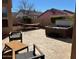 Landscaped backyard with hot tub and hammock at 31016 N 42Nd Way, Cave Creek, AZ 85331