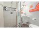 Modern bathroom featuring a glass shower and floating vanity at 3132 N 15Th Ave, Phoenix, AZ 85015