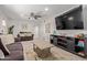 Cozy living room with a plush sofa, modern decor, and an open layout for comfortable everyday living at 3132 N 15Th Ave, Phoenix, AZ 85015