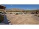 Private backyard featuring a desert landscape, pool, and flagstone patio with mountain views at 4185 S Redtail Trl, Gold Canyon, AZ 85118