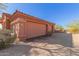 Attached garage with decorative trim and a neutral color scheme at 8540 E Mcdowell Rd # 55, Mesa, AZ 85207