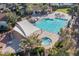 Resort-style pool with spa and covered seating at 13403 W Cabrillo Dr, Sun City West, AZ 85375