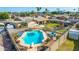 Refreshing pool area featuring lounge chairs, lush greenery, and a diving board for endless summer fun at 16302 N 36Th Ave, Phoenix, AZ 85053