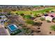 Property boasts a private pool, spa, and stunning golf course views at 19063 N 265Th Ave, Buckeye, AZ 85396