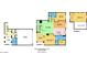 Detailed floorplan showcasing the layout of the home, including bedrooms, bathrooms, and living spaces at 3935 E Rough Rider Rd # 1191, Phoenix, AZ 85050