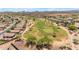 Aerial view of homes and golf course at 789 E Blossom Rd, San Tan Valley, AZ 85143