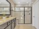 Elegant bathroom with double sinks and a large shower at 789 E Blossom Rd, San Tan Valley, AZ 85143