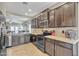 Spacious kitchen with stainless steel appliances and an island at 789 E Blossom Rd, San Tan Valley, AZ 85143