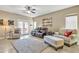 Relaxing living room with comfy seating and a ceiling fan at 789 E Blossom Rd, San Tan Valley, AZ 85143