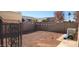 Landscaped backyard with gravel and string lights at 9215 W Sandra Ter, Peoria, AZ 85382