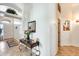 View of entryway with decorative console table and mirror at 937 N Kingston St, Gilbert, AZ 85233