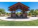 Park gazebo with seating for outdoor gatherings at 10012 E Tamery Ave, Mesa, AZ 85212