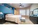 Spacious primary bedroom with ample natural light and built-in shelving at 1022 E Hiddenview Dr, Phoenix, AZ 85048