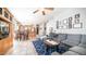 Open living area features a cozy seating arrangement and kitchen view at 1022 E Hiddenview Dr, Phoenix, AZ 85048