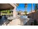 Outdoor kitchen with built-in grill and granite countertop at 1022 E Hiddenview Dr, Phoenix, AZ 85048