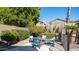 Relaxing patio with fire pit and comfortable seating at 1022 E Hiddenview Dr, Phoenix, AZ 85048