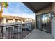Balcony with views of desert mountains and community buildings and landscaping at 10401 N Saguaro Blvd # 210, Fountain Hills, AZ 85268