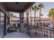Private patio with views of lush landscaping and multiple buildings, creates a peaceful outdoor retreat at 10401 N Saguaro Blvd # 210, Fountain Hills, AZ 85268